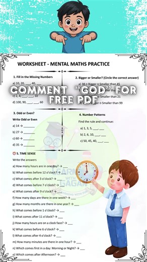 Mental Maths Power Practice 🧠 | Free Worksheet for Fast Thinkers #shorts