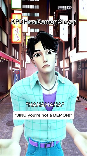 KPDH x Demon Slayer: Jinu Becomes Upper Moon #kpopdemonhunters #jinu #demonslayer #vrchat #fyp