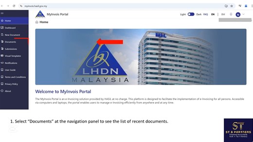 3.5K views · 18 reactions | MyInvois Portal - Document Management How to View Submitted or Received e-Invoices in MyInvois Portal Not sure where to find your past e-Invoices? Whether you’ve submitted or received them, the MyInvois Portal makes it easy to view and manage your documents. Here’s how ..... #MyInvoisPortal #EInvoiceMalaysia #ViewEInvoice #AccountingSupport #EInvoiceTracking | ST & Partners PLT, Chartered Accountants, Malaysia | Facebook