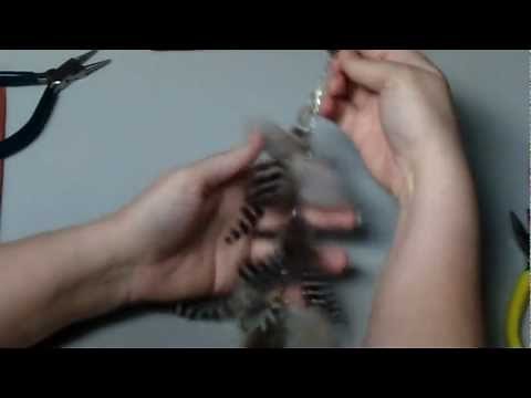How To Make Long Feather Hair Clips