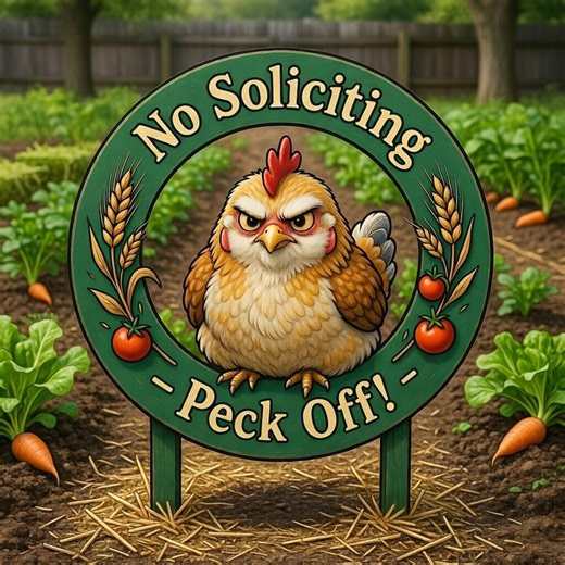 Funny Chicken No Soliciting Sign, Peck off Yard Sign, Farm Garden Decor, Outdoor Metal Chicken Garden Stake - Etsy