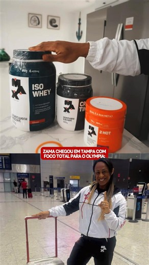 Zama Benta arrived in Tampa before the Olympia 🏆⭕️ #maxtitanium #bodybuilding #olympia