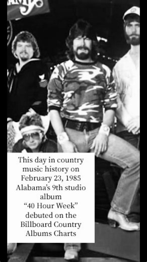 This day in country music history on 2/23/1985 Alabama hit the charts #countrymusic #80smusic