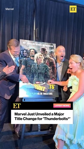 5M views · 21K reactions | SPOILER ALERT  It's official! Marvel has revealed the group formerly known as the 'Thunderbolts*' are now 'The New Avengers.' 勞 | Entertainment Tonight | Facebook