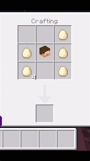 I created the Steve Spawn egg💀 #minecraft #mcpe #shorts