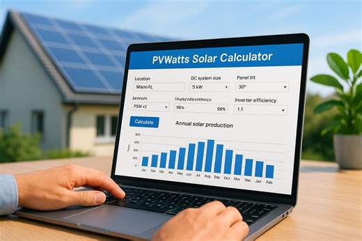 How The PVWatts Solar Calculator Estimates Your Solar kWh - Advance Solar & Spa