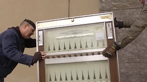 Retired cigarette vending machines are refurbished to vend original art, creating the unusual and clever Art-o-mat® - Don't Go 'Round Artless! | PBS North Carolina