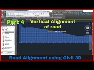 Vertical Alignment Creation in Civil 3D | Road design Part-4
