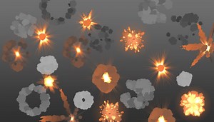 Animated Explosions Pack 2 by Castor Studios