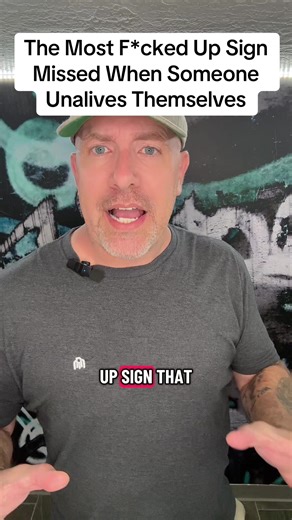 The most missed sign and messed up sign, I share because I know what it’s like to lose people to this and you do matter and you are worth it! #mentalhealth #depression #trauma #edutok #sign