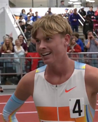 16-year-old Sam Ruthe after his record setting Mile run of 3:48.88 🙌 🎥 FloTrack | The Legend of Marty Banks