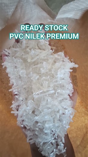 Nilek Bening Premium / Gilingan PVC Selang / Beesan Super #injection #bahanbaku