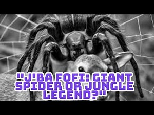 J'ba Fofi The Terrifying Giant Spider of the Congo True Cryptid Story