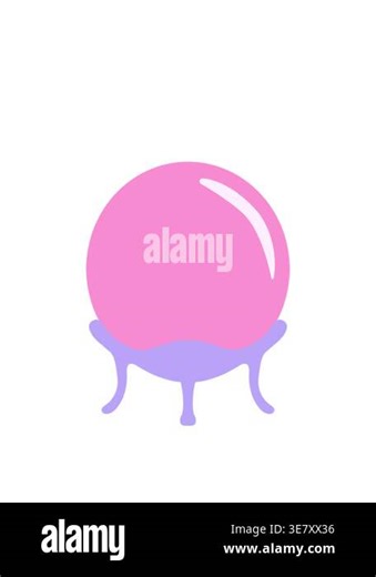 stretching up animation of Crystal Ball Stock Video Footage - Alamy