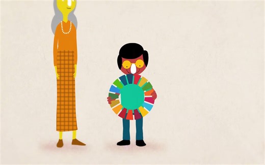 学生介绍可持续发展的全球目标 Global Goals