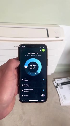 Have you ever seen air conditioning controlled via an app? 😍 Here we have 5 indoor units all controlled via the Daikin mobile app 📱 The top floor didn’t have any room for a wall mounted unit so we selected the Daikin Perfera floor standing system 😍, This is a great option when space is limited 🤦🏻‍♂️ These systems have the option of heating and cooling giving our client the best of both , providing them with ultimate comfort all year round 🤩 😎 #technology #viral #fyp #cool #businessowner