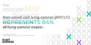 49 reactions | Exact Sciences helps people make informed decisions across the cancer continuum. Our new Oncotype MAP™ test may help connect patients with lung cancer to the right targeted therapies. This Lung Cancer Awareness Month, let’s take on cancer together and raise awareness about this deadly disease: https://exas.co/3nK08TC | Exact Sciences | Facebook