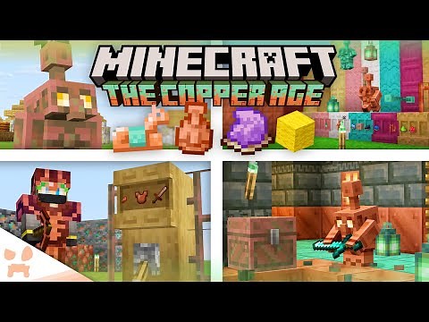 MINECRAFT COPPER AGE UPDATE JUST DROPPED – COPPER GOLEM, NEW BLOCKS, & 100+ FEATURES!