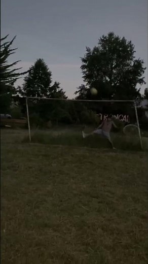 Soccer Goal Collapses on Goalie During Penalty Shot