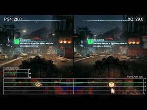Batman: Arkham Knight PS4 vs Xbox One Frame-Rate Test