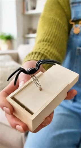 Spook and surprise with this scary spider box 🕷️🎁—perfect prank toy for Halloween, Christmas, April Fools, or graduation parties. Fun, harmless scares guaranteed! #PrankToy #ScarySpider #HalloweenFun #SurpriseGift #PartyToy
