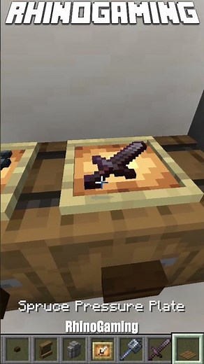 I Built This Simple Workbench You Can Use In Your Minecraft World! #shorts