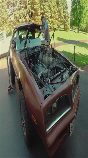 First Startup of Rebuilt Big Block in Pontiac Firebird