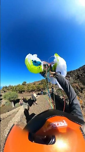 EXTREME PARAGLIDING TAKE OFF - THEO DE BLIC