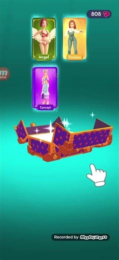 Goodies from completeting a Chest Quest in Fashion Battle!