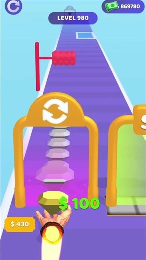 INSANE!! Gem Stack Run 980 #gaming #gemstack #shorts