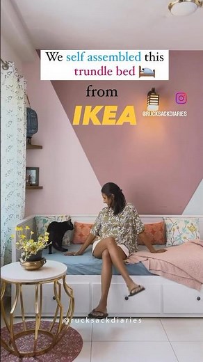 IKEA trundle bed assembled using screwdriver only. #ikeaindia #ikea #trundle #ikeabengaluru