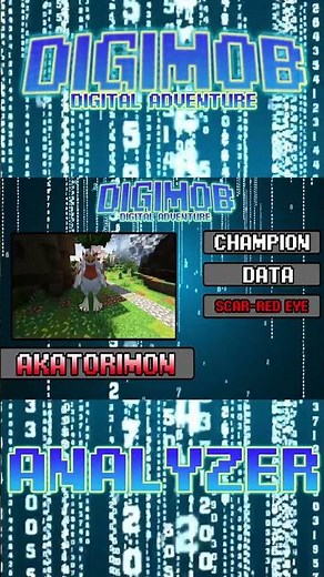 Digimobs Analyzer ~ Akatorimon #digimobs #digimon #minecraftroleplay