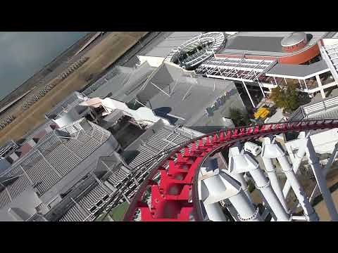 スチールドラゴン2000 乗車視点動画 POV【スタッフ撮影初体験】ナガシマスパーランド