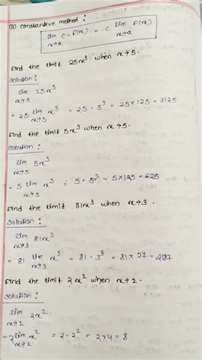 limits and Continuity part 3 #notes #economics #like #subscribetomychannel