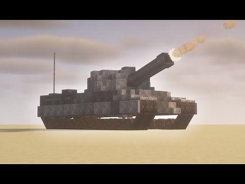 How to make a Tank In Minecraft with Create