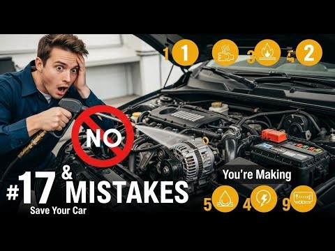17 ENGINE CLEANING MISTAKES That Could Ruin Your Car | Avoid These Costly Errors