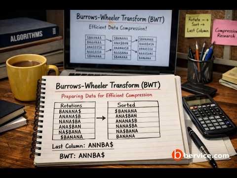 🧠 Burrows Wheeler Transform BWT the algorithm that prepares data for compression