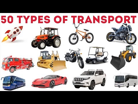 50 Types of Transport | From Biggest to Smallest