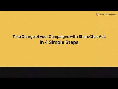 How to Create a Business Account on ShareChat Ads