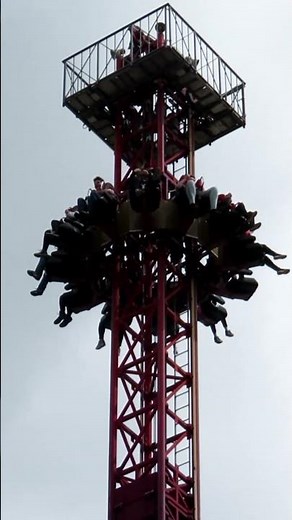Just The Drops - Detonator At Thorpe Park - Drop Tower Off-Ride - May 2022 | kittikoko