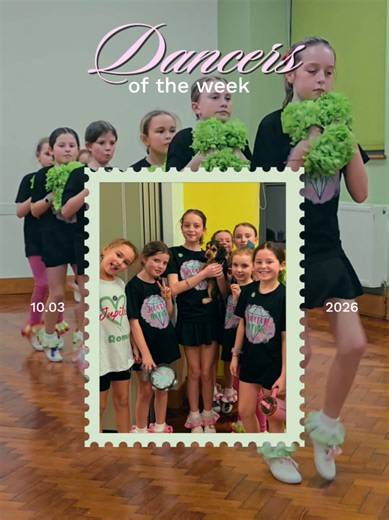 Dancers of the week 👏🏼 River, Sienna, Evie, Roma, Jayne, Izzy & Bella 🫶🏽 Little well done to all our reserves back lining the bigger girls 🩷 #CapCut #jupiter #morrisdancing