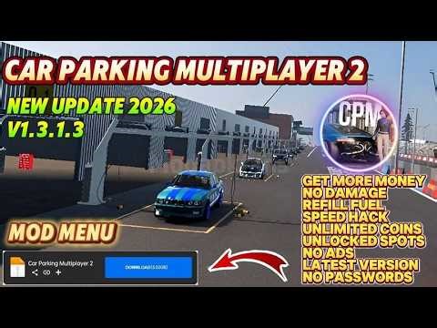New Update! Car Parking Multiplayer 2 1.3.1.3 Mod Apk Mod Menu Unlimited All Terbaru 2026