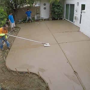 416K views · 2.7K reactions | How to Pour, Stamp, and Seal a Colored Concrete Backyard Patio | DIY & Crafts | Facebook