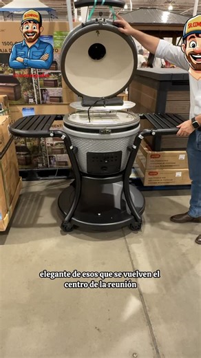 Sr Compadre | Hallazgos y Reseñas on Instagram: "Asador Pit Boss Kamado de Cerámica a Carbón en Costco 🔥 Carnita asada nivel PRO #costco #costcofinds #pitboss #asador"