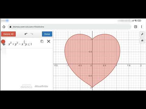 how to fill an area in Desmos