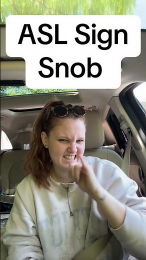 Learn How To Sign "Snob" in ASL for Beginners | American Sign Language #shorts
