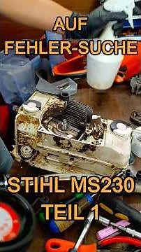 Halbe Stihl Motorsäge reparieren? #motorsäge #stihlms230 #reparatur #werkstatt #handwerk #zweitakt