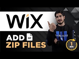 How To Add Zip Files To Wix 2025 | Upload Zip File To Wix | Wix Upload Zip File Tutorial