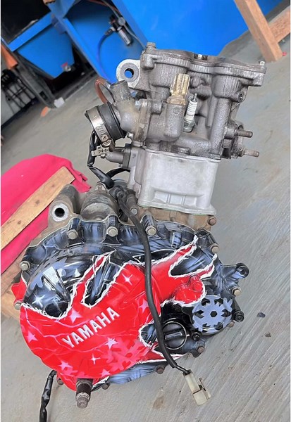 Modifikasi Mesin Jupiter MX dengan Blasting dan Coating