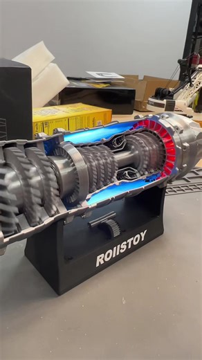 Assemble the ROIIS Toy F-35 Turbine Engine Model